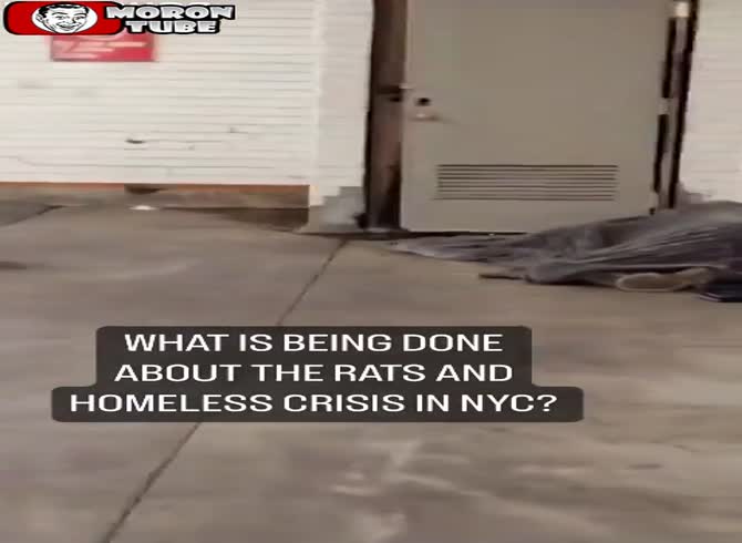 Video :This homeless man is not alone, so be careful!